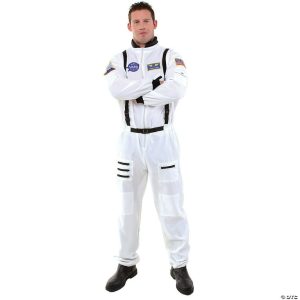 Fantasia Astronauta Branco Adulto Masculino