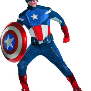 Fantasia de Capitão América adulto masculino para alugar no Rio de Janeiro