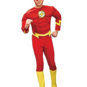 Fantasia do Flash adulto masculino para alugar no Rio de Janeiro