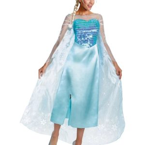 Fantasia Elsa Frozen Adulto Feminino