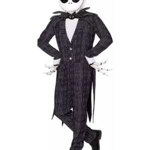 Fantasia Jack Skellington (O Estranho Mundo de Jack) adulto masculino para aluguel no Rio de Janeiro